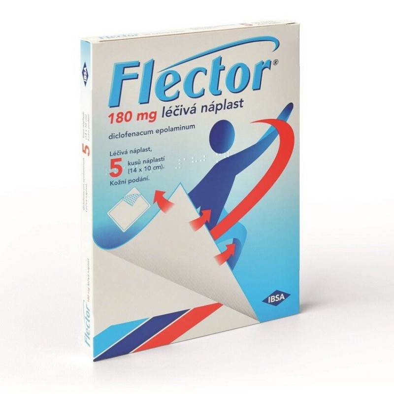 FLECTOR 180 mg léčivá náplast 5 ks