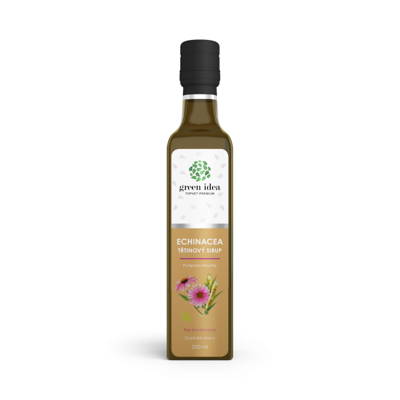 GREEN IDEA Echinacea sirup třtinový 250 ml