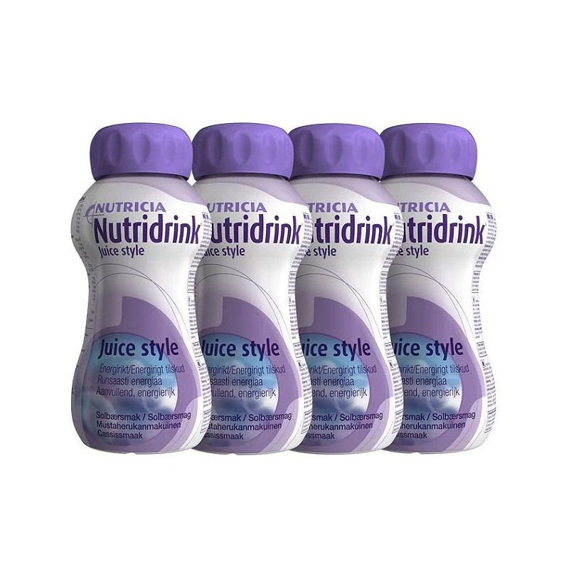 NUTRIDRINK Juice style černý rybíz 4x200 ml