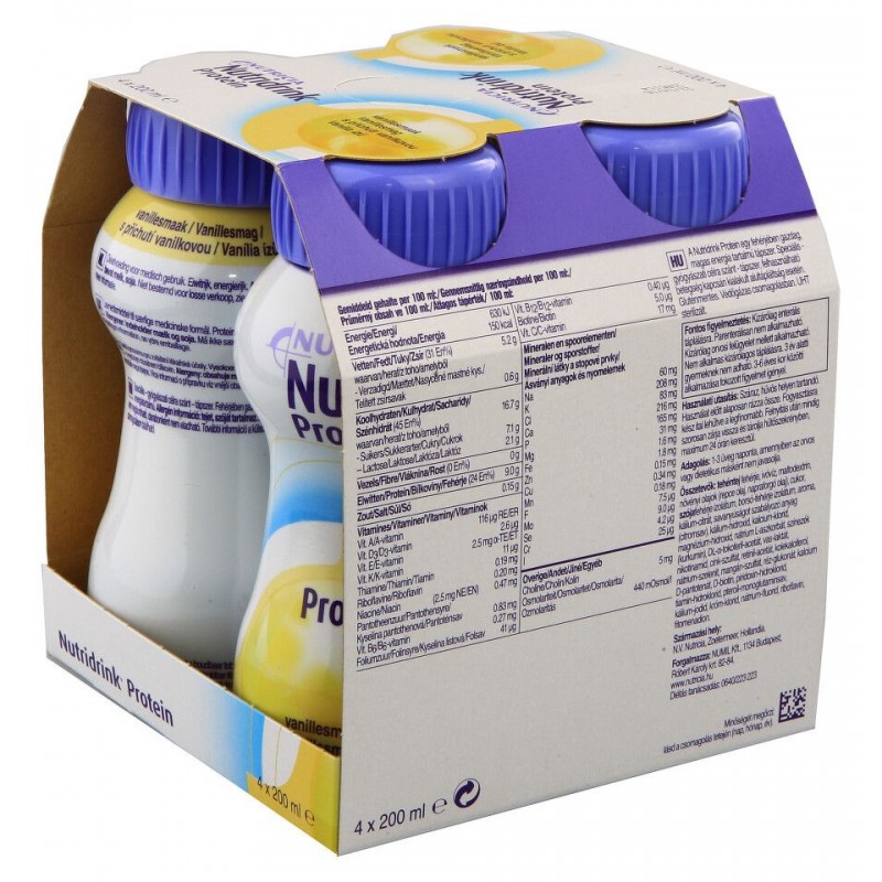 NUTRIDRINK Protein vanilka 4x200 ml