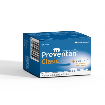 PREVENTAN Clasic + vitamin C 90 tablet