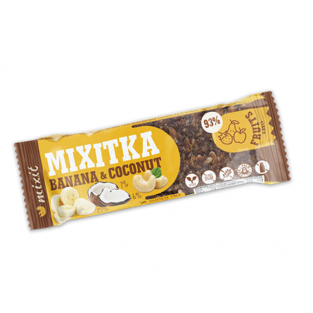 Mixitka BEZ LEPKU - Banán + kokos 46 g