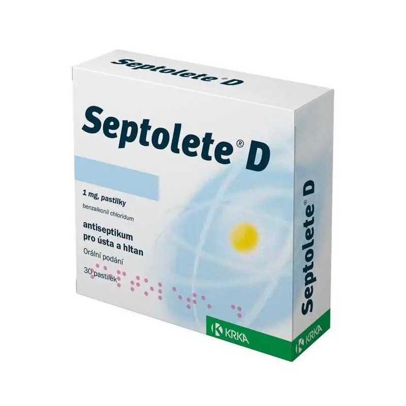 SEPTOLETE D 1 mg 30 pastilek