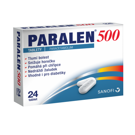 PARALEN 500 mg 24 tablet