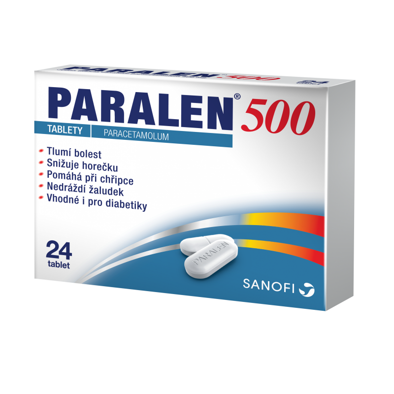 PARALEN 500 mg 24 tablet