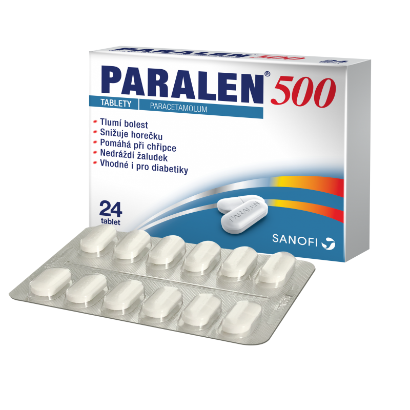 PARALEN 500 mg 24 tablet