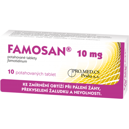 FAMOSAN 10 mg 10 tablet