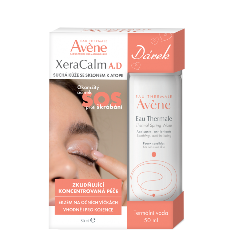 AVÈNE XeraCalm A.D Zklidňující koncentrovaná péče 50 ml + dárek