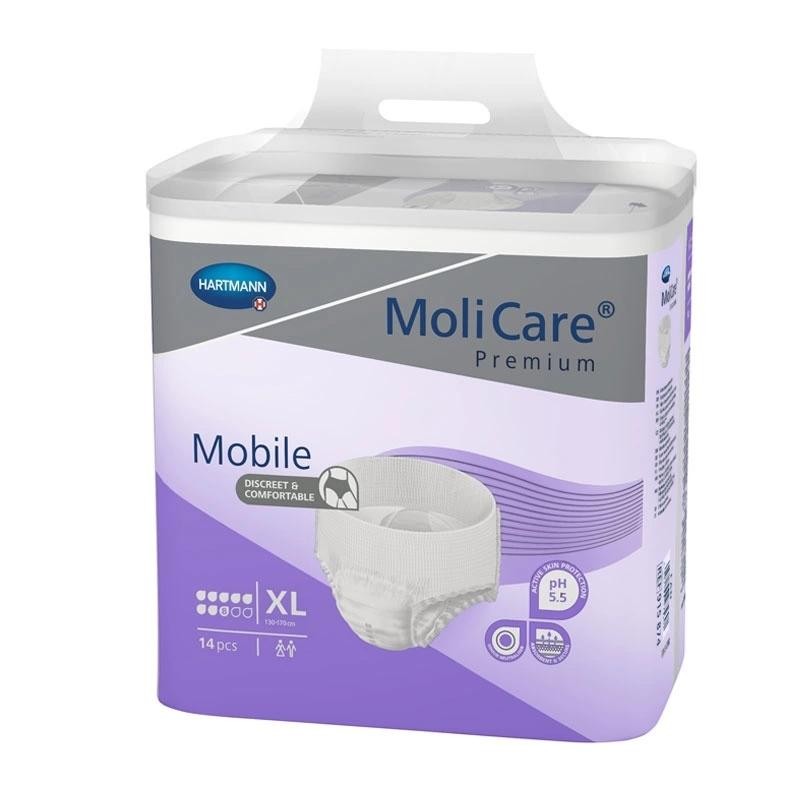 MoliCare® Premium Mobile 8 kapek vel. XL inkontinenční kalhotky 14 kusů