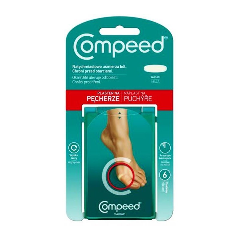 Compeed Náplast na puchýře malá 6 ks