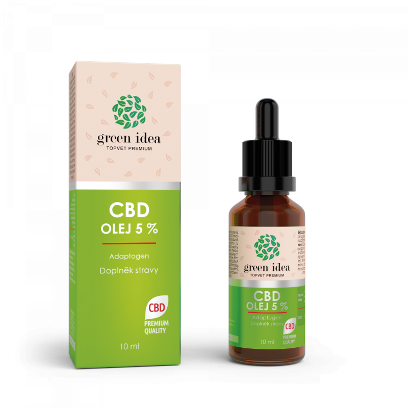 GREEN IDEA CBD olej 5% 10 ml