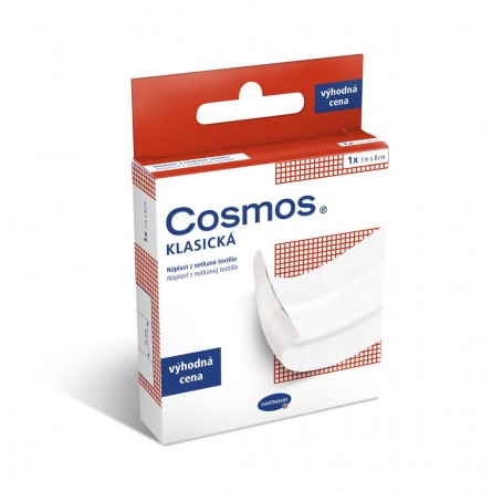 COSMOS Klasická náplast z netkané textilie 1 m x 8 cm 1 ks