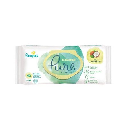 Pampers vlhčené ubrousky Coconut Pure 42 ks