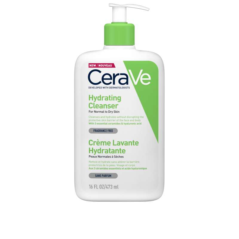 CERAVE Hydratační čisticí gel na obličej a tělo 473 ml