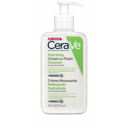 CERAVE Čisticí pěnící krém 236 ml