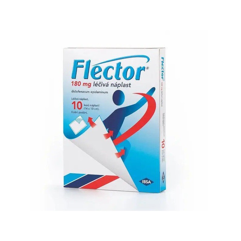 FLECTOR 180 mg léčivá náplast 10 ks