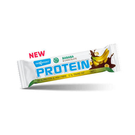 MAXSPORT Protein Bar banán a čokoláda 50 g