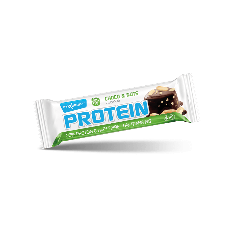 MAXSPORT Protein Bar čokoláda s oříšky 60 g