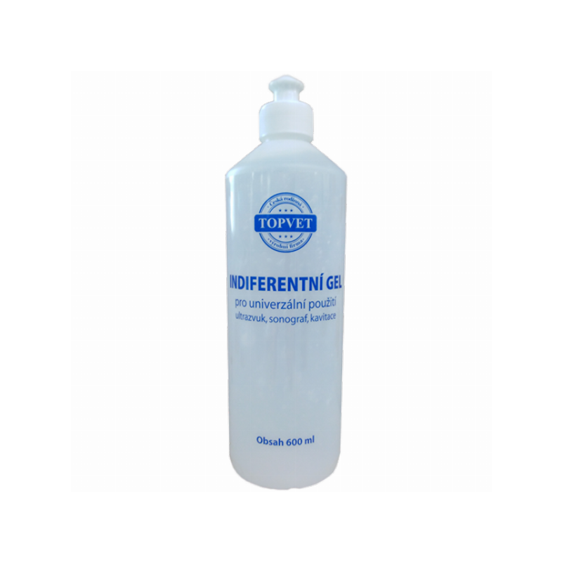 TOPVET Indiferentní vodivý gel 600 ml