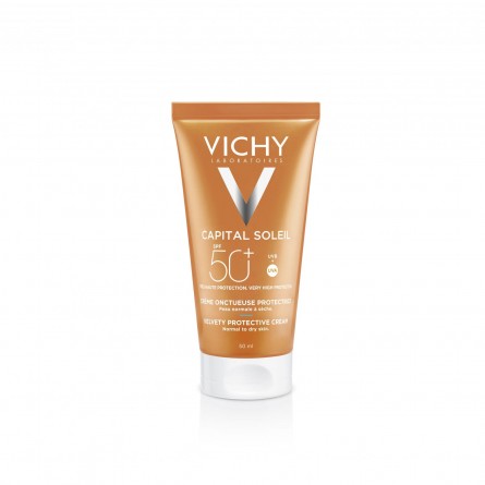 VICHY Capital Soleil SPF 50+ Ochranný krém pro sametově jemnou pleť 50 ml