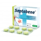 SEPTABENE 3 mg/1 mg citron a bezový kvě 16 pastilek