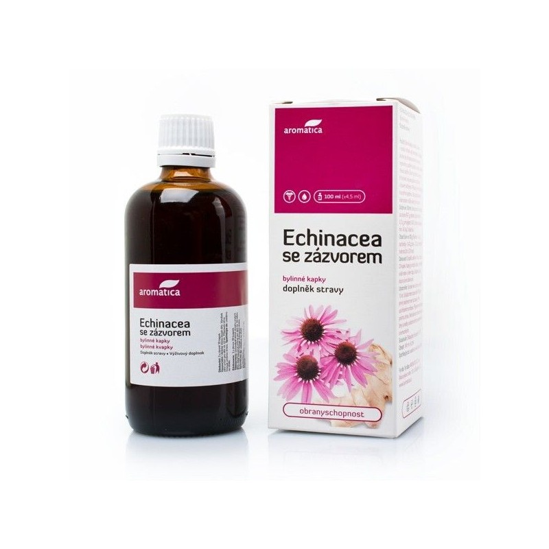 AROMATICA Echinacea se zázvorem bylinné kapky 100 ml