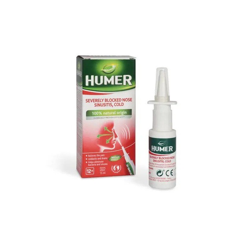 HUMER Sinusitis velmi ucpaný nos sprej 15 ml