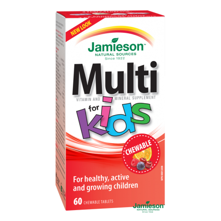 JAMIESON Kids Multivitamín pro děti 60 tablet na cucání