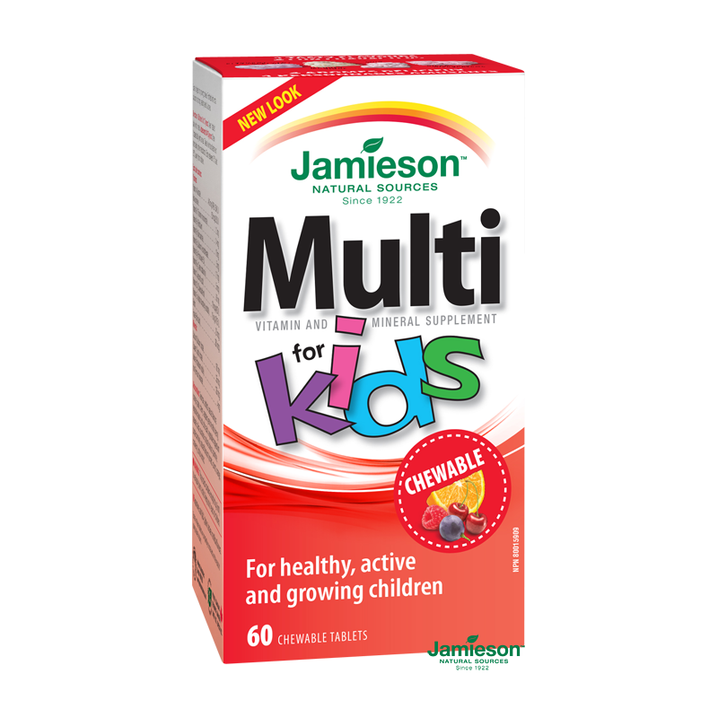 JAMIESON Kids Multivitamín pro děti 60 tablet na cucání