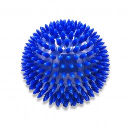 Rehabiq Masážní míček ježek 10 cm 1 ks modrý