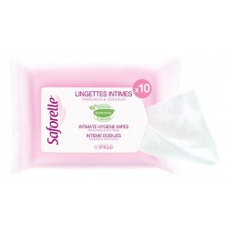 SAFORELLE Ubrousky pro intimní hygienu 10 ks