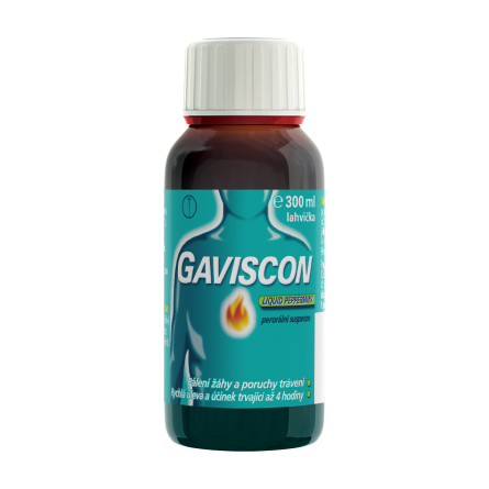 GAVISCON Liquid peppermint perorální suspenze 300 ml