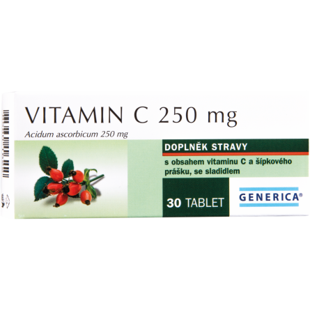 GENERICA Vitamin C 250 mg 30 tablet