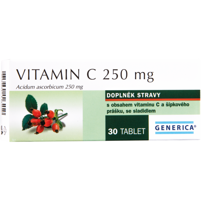 GENERICA Vitamin C 250 mg 30 tablet