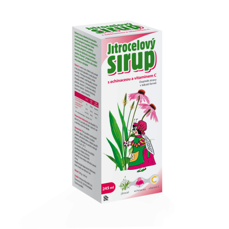 HERBACOS Jitrocelový sirup s echinaceou a vitaminem C 245 ml