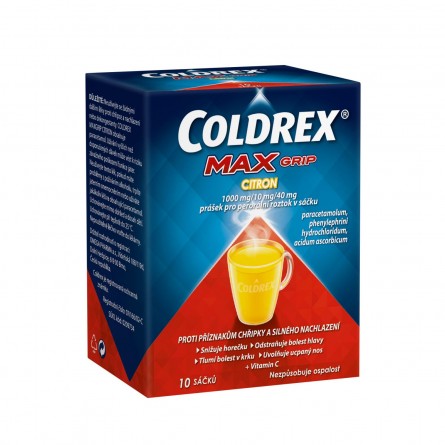 COLDREX Maxgrip citron 10 sáčků