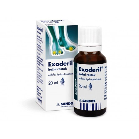 EXODERIL 10 mg/ml kožní roztok 20 ml