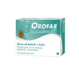 OROFAR 24 pastilek bez cukru