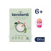 KENDAMIL Mléčná kaše s brokolicí, květákem a rajčaty 150 g