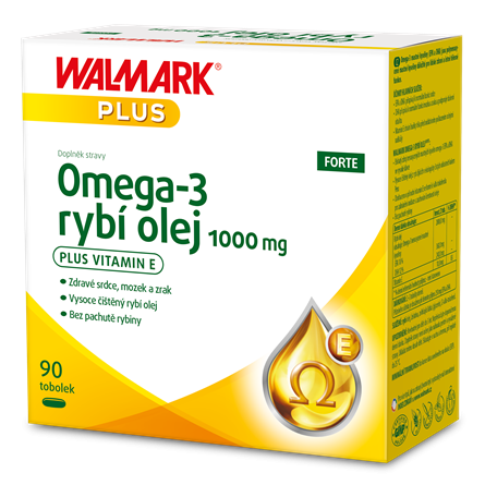 WALMARK Omega-3 rybí olej 1000 mg forte 90 tobolek