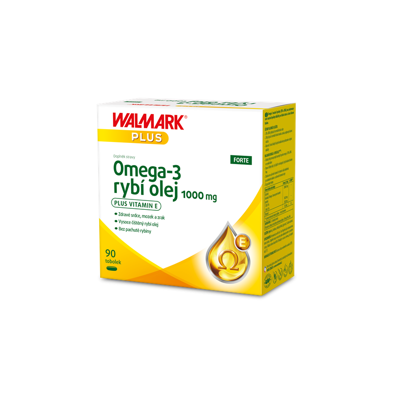 WALMARK Omega-3 rybí olej 1000 mg forte 90 tobolek