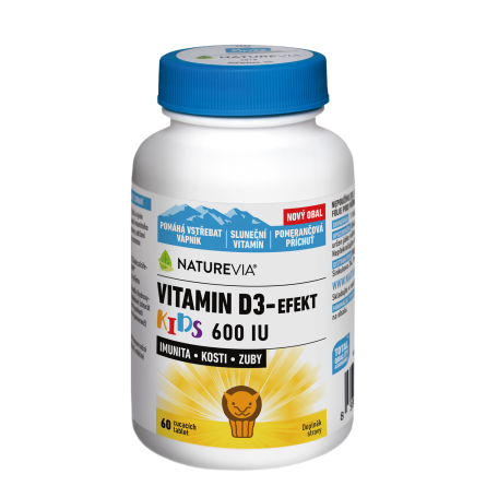 NATUREVIA Vitamin D3-efekt kids 60 tablet