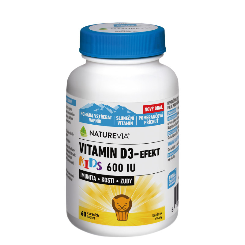 NATUREVIA Vitamin D3-efekt kids 60 tablet