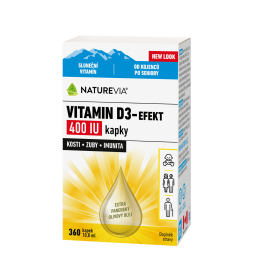 NATUREVIA Vitamin D3-efekt 400 IU kapky 10,8 ml