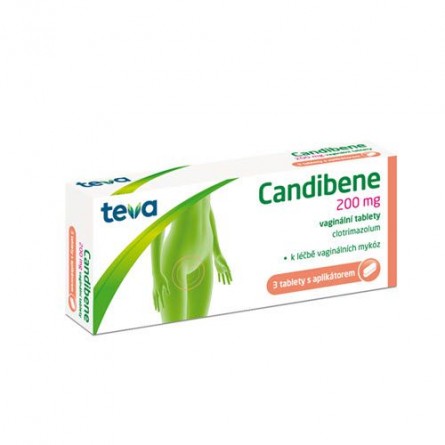 CANDIBENE 200 mg 3 vaginální tablety