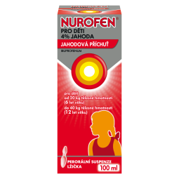 NUROFEN Pro děti 4% jahoda suspenze 100 ml