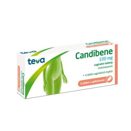 CANDIBENE 100 mg 6 vaginálních tablet