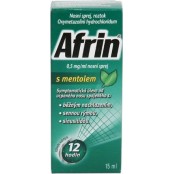 AFRIN 0,5 mg/ml nosní sprej s mentolem 15 ml