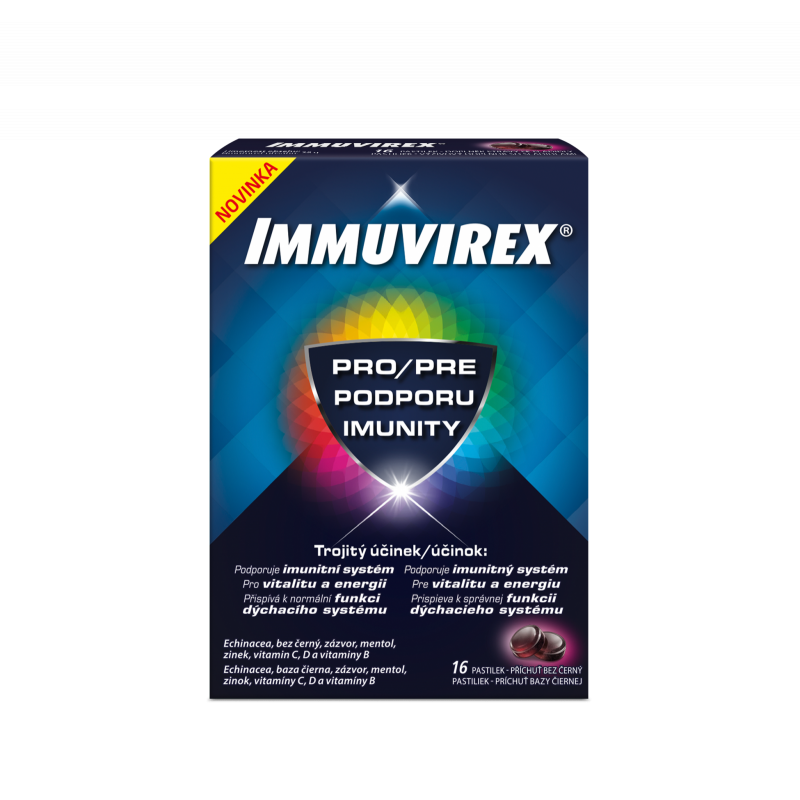 IMMUVIREX Pro podporu imunity 16 pastilek