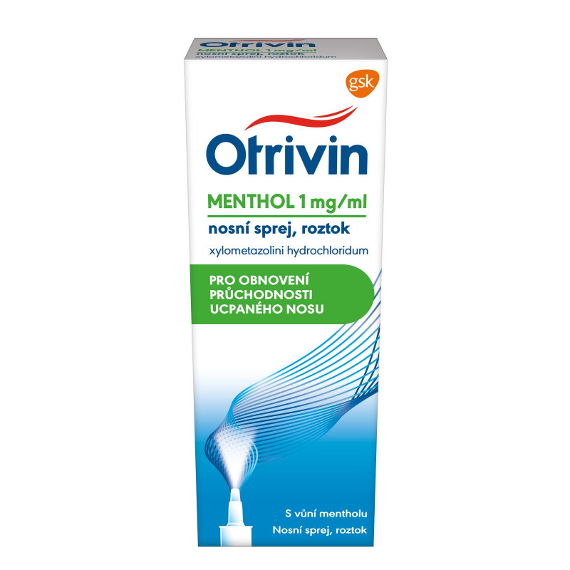 OTRIVIN Menthol 1 mg/ml nosní sprej 10 ml